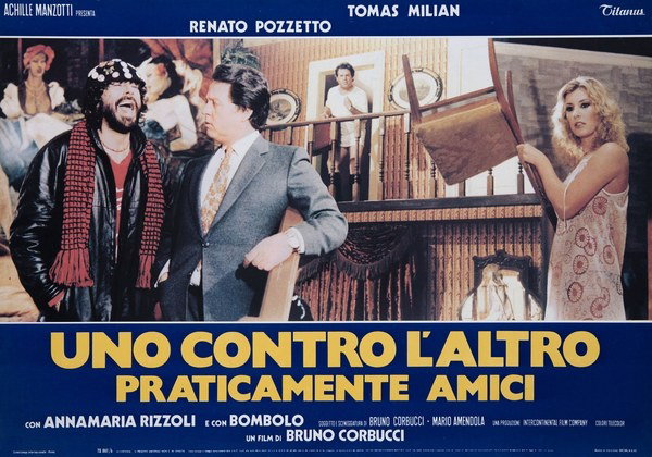 Lobby Card 2 for the film Uno contro l'altro, praticamente amici (1981)