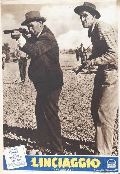 Fotobusta 2 per il film Linciaggio (1950)