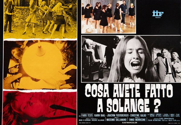 Fotobusta 7 per il film Cosa avete fatto a Solange? (1972)