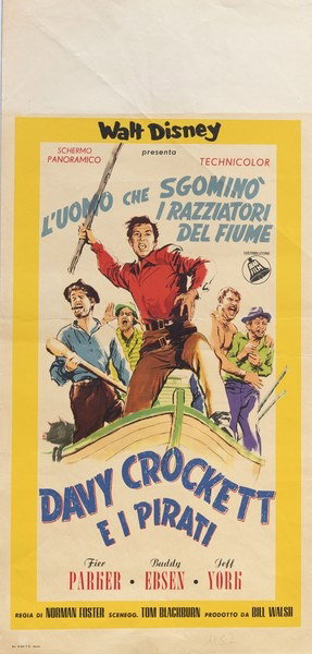 Davy Crockett e i pirati - Lobby Card 1