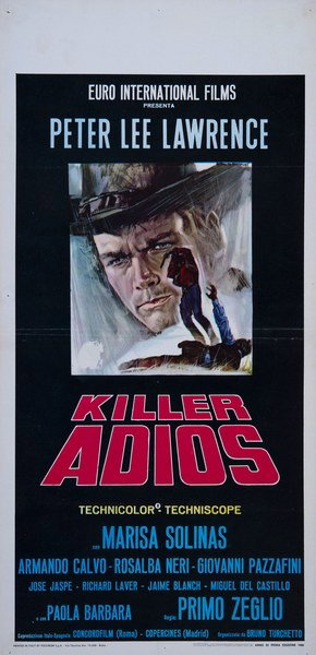 Killer Adios - Lobby Card 1