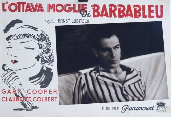 Fotobusta 3 per il film L'ottava moglie di Barbablù (1938)