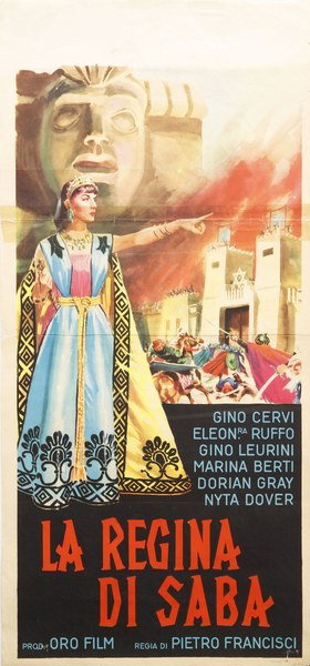 Locandina 2 for the film The Queen of Sheba (1952)