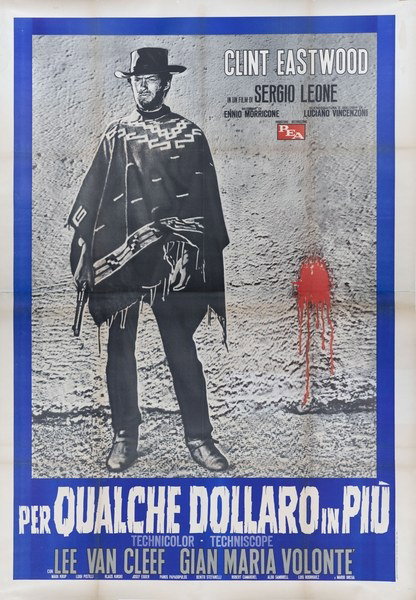 Manifesto 4 per il film Per qualche dollaro in più (1965)