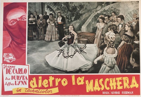 Fotobusta 2 per il film Dietro la maschera (1948)