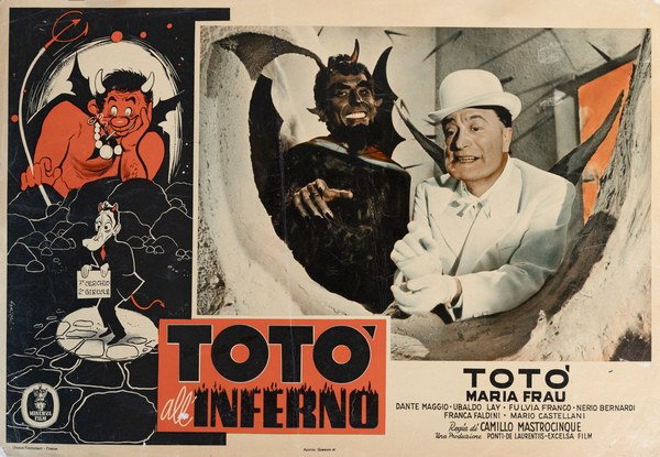 Totò all'inferno - Fotobusta 1