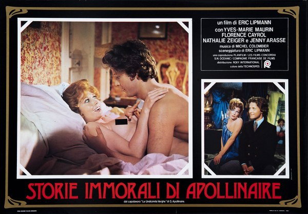 Lobby Card 7 for the film The 11,000 Sexes (1975), painted by Pierpaolo Scalera (visual)