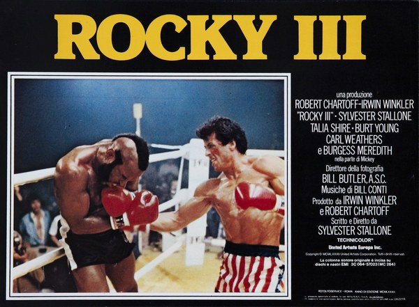 Fotobusta 8 per il film Rocky III (1982)