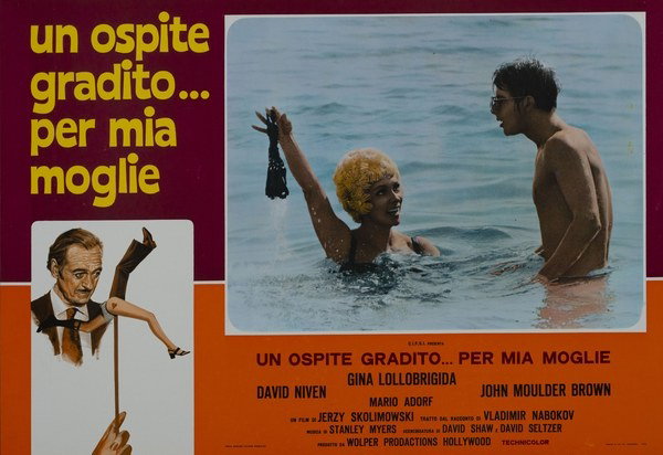 Lobby Card 3 for the film King, Queen, Knave (1972), painted by Luciano Crovato