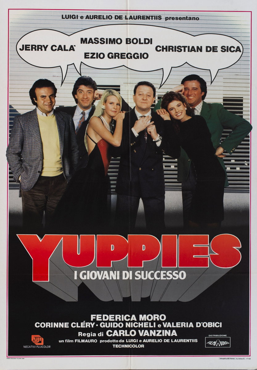 Yuppies - I giovani di successo - Manifesto 2
