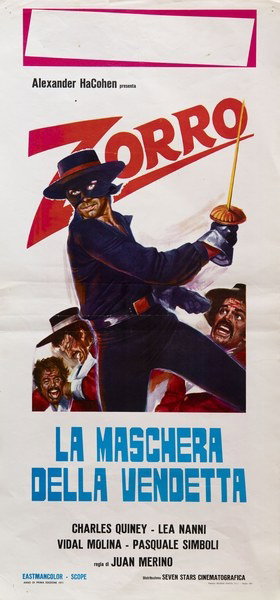 Zorro la maschera della vendetta - Locandina 1
