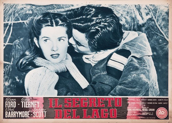 Fotobusta 4 per il film Il segreto del lago (1951)