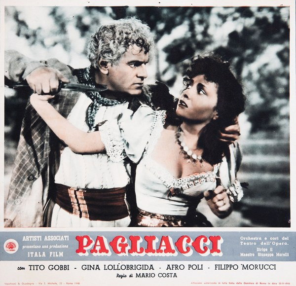 Fotobusta 3 per il film I pagliacci (1947)