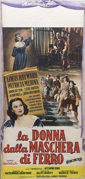 Locandina 2 per il film La donna della maschera di ferro (1952)