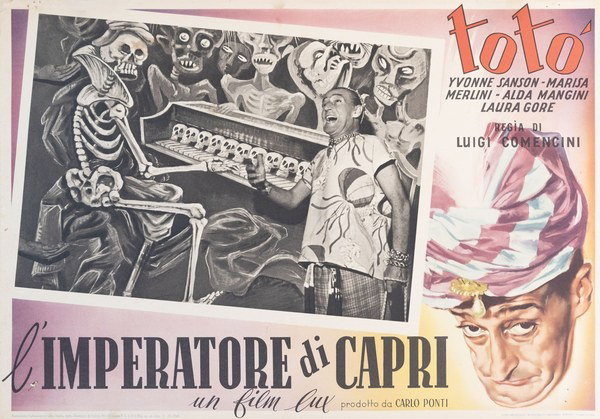 Fotobusta 2 per il film L'imperatore di Capri (1949)
