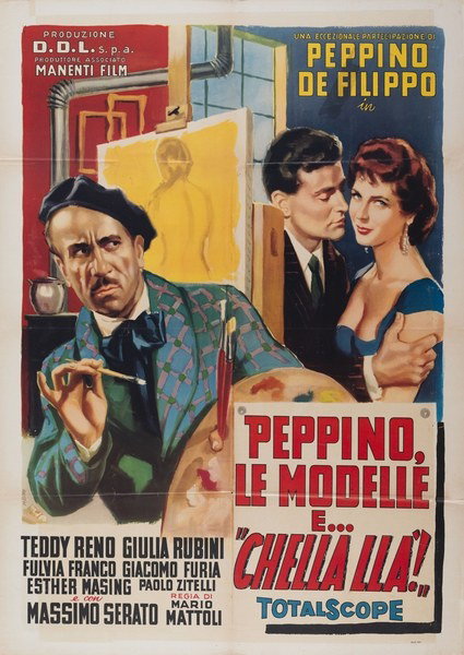 Peppino, le modelle e... "chella llà" - Manifesto 1