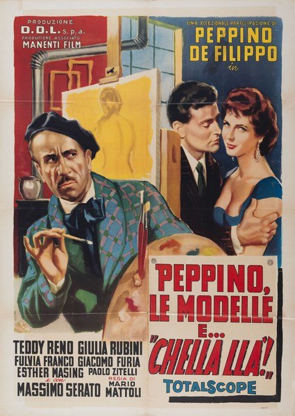 Peppino, le modelle e... "chella llà"