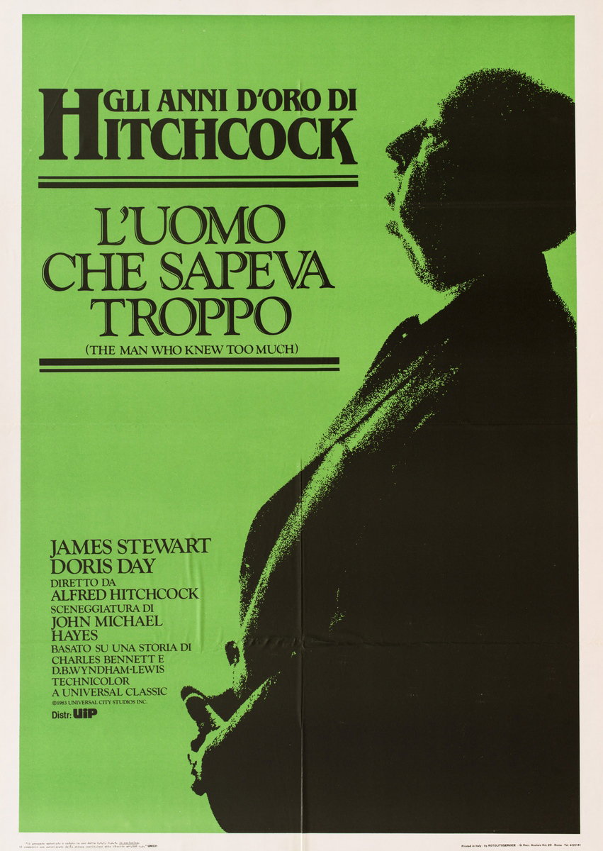 Manifesto 3 per il film L'uomo che sapeva troppo (1956)