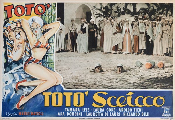 Fotobusta 5 per il film Totò sceicco (1950)