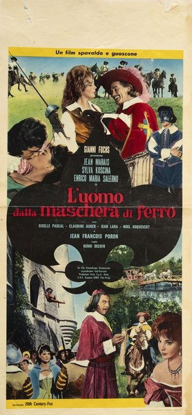 Locandina 2 per il film L'uomo dalla maschera di ferro (1962)