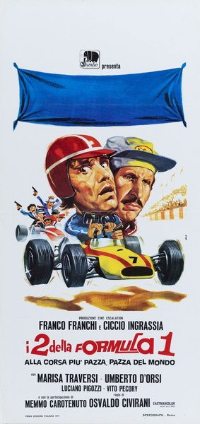 The Two of the F. 1 at the Craziest, Craziest Race in the World - Lobby Card 1