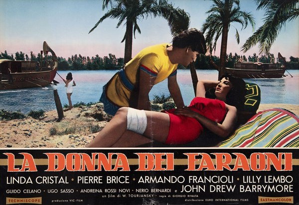 Fotobusta 5 per il film La donna dei faraoni (1960)