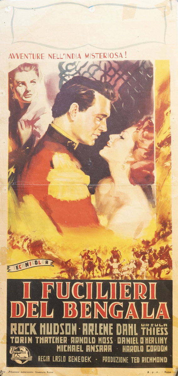 Locandina 2 per il film I fucilieri del Bengala (1954)