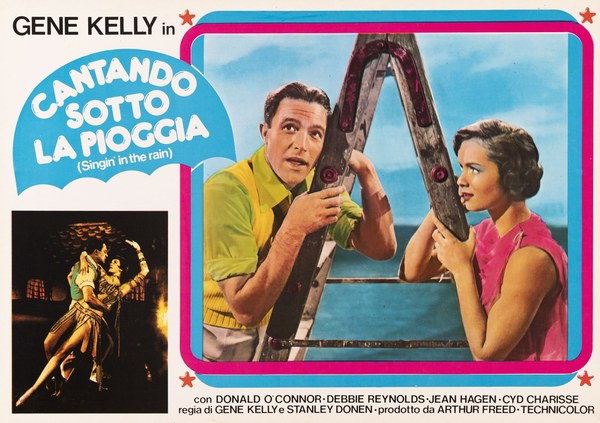 Fotobusta 4 per il film Cantando sotto la pioggia (1952)