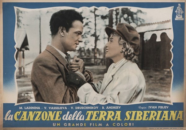 Fotobusta 5 per il film La canzone della terra siberiana (1948)