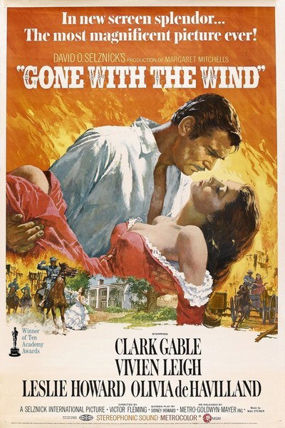 Manifesto 7 per il film Via col vento (1939)