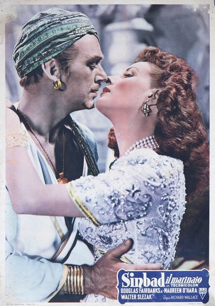 Lobby Card 2 for the film Sinbad the Sailor (1947)