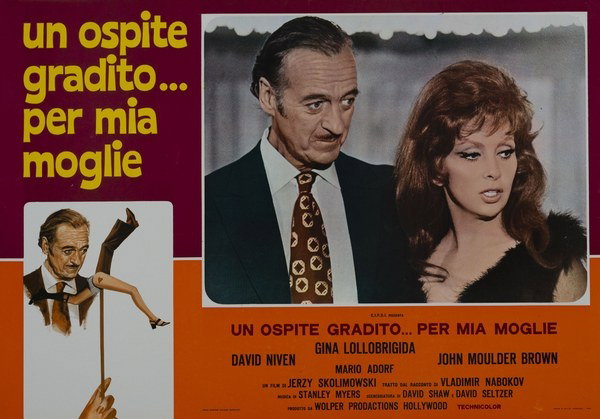 Lobby Card 5 for the film King, Queen, Knave (1972), painted by Luciano Crovato