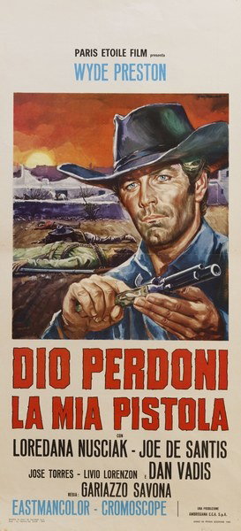 God Will Forgive My Pistol - Lobby Card 1