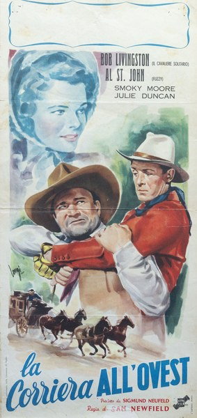 La corriera dell'ovest - Locandina 1