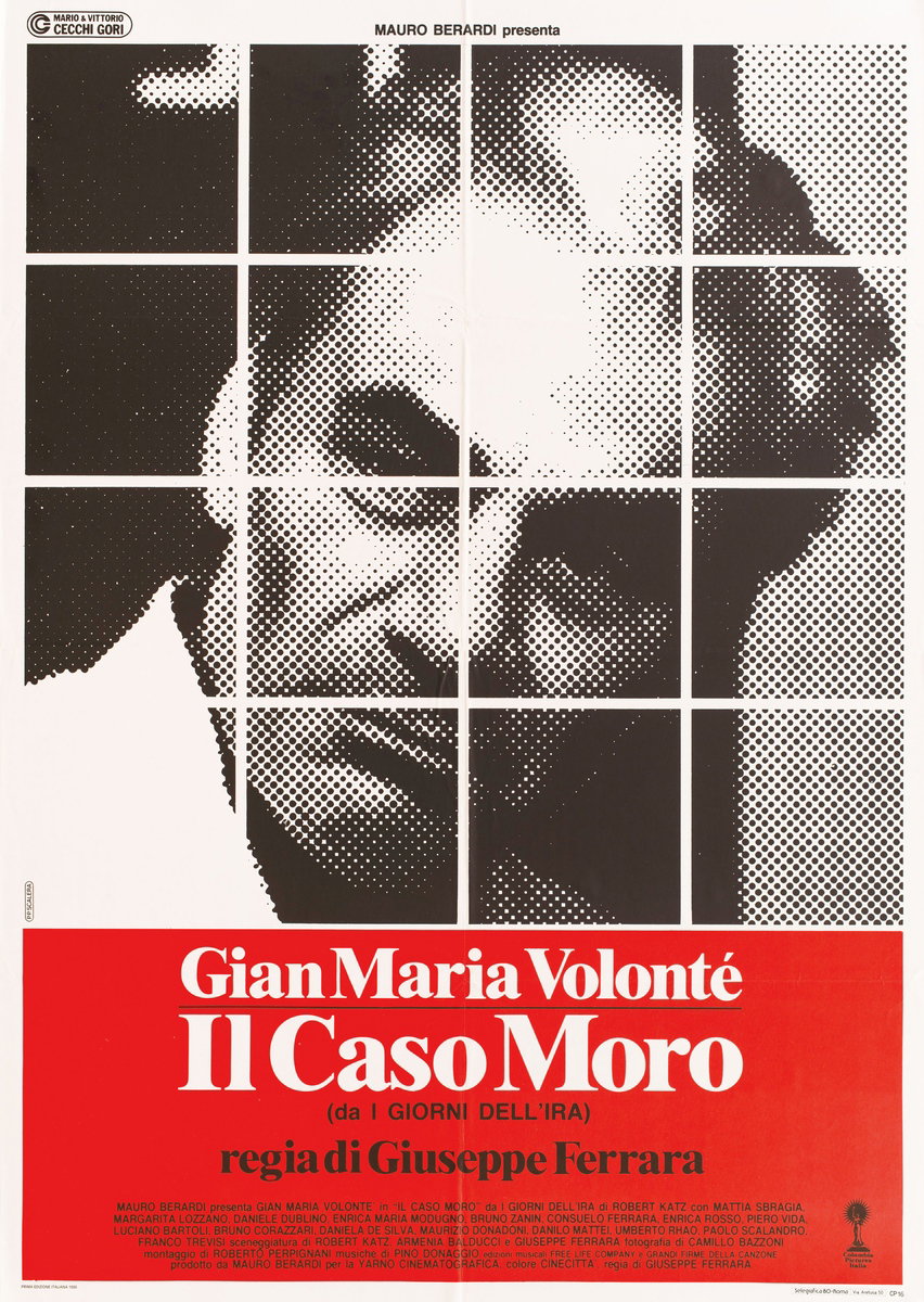 Manifesto 2 per il film Il caso Moro (1986), dipinto da Pierpaolo Scalera (visual)