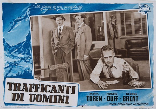 Fotobusta 6 per il film Trafficanti d'uomini (1949)