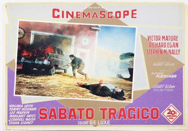 Fotobusta (Lobby Card) 4 for the film Sabato tragico (1955)