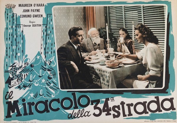 Fotobusta 2 per il film Il miracolo della 34ª strada (1947)