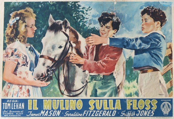 Lobby Card 10 for the film The Mill on the Floss (1937), painted by Rossini