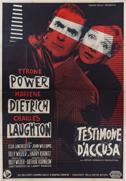 Poster 2 for the film Testimone d'accusa (1957)