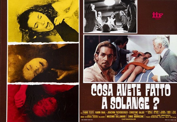Fotobusta 5 per il film Cosa avete fatto a Solange? (1972)