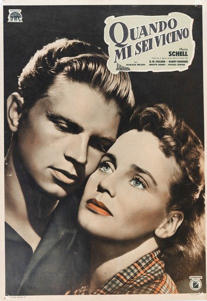 Fotobusta 2 per il film Quando mi sei vicino (1953)