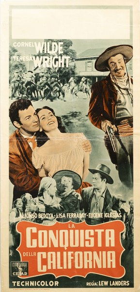 La conquista della California - Locandina 1