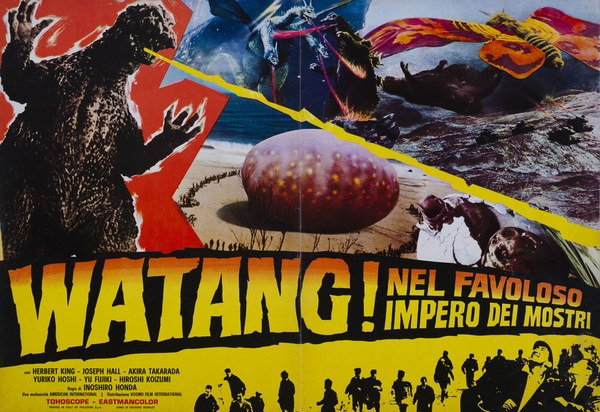 Fotobusta 5 per il film Watang! Nel favoloso impero dei mostri (1964)