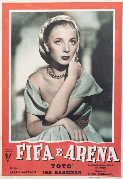 Fotobusta 2 per il film Fifa e arena (1948)