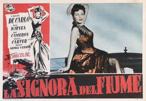 Fotobusta 2 per il film La signora del fiume (1948)
