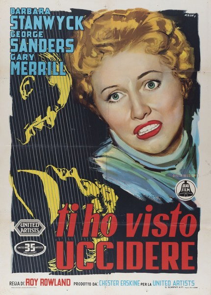 Ti ho visto uccidere - Manifesto 1