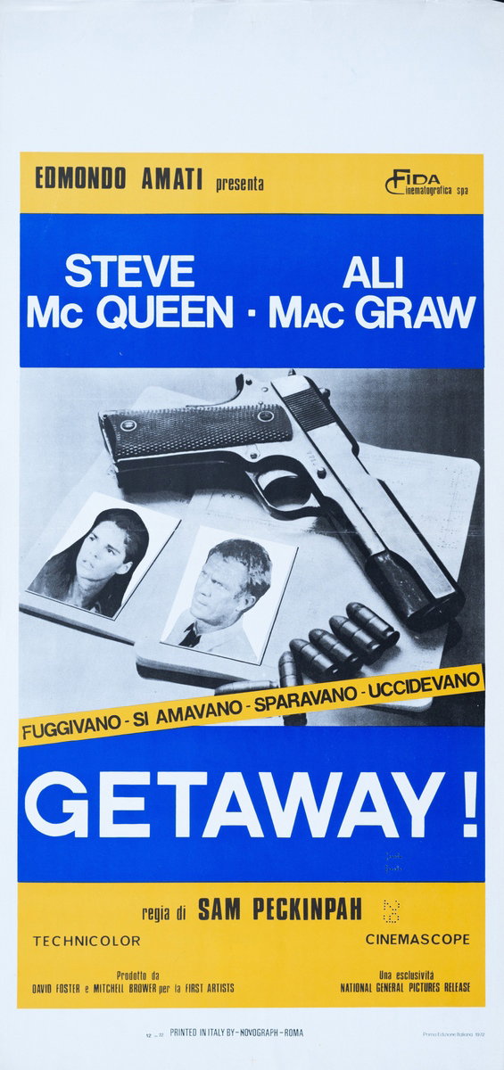 Locandina 2 per il film Getaway! (1972)