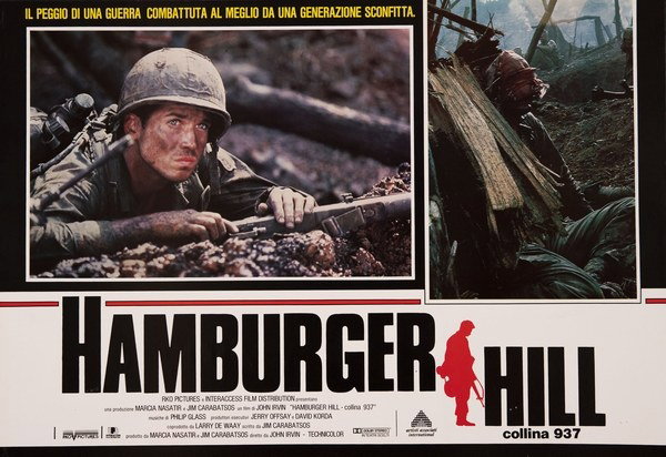 Fotobusta 1 per il film Hamburger Hill - Collina 937 (1987)