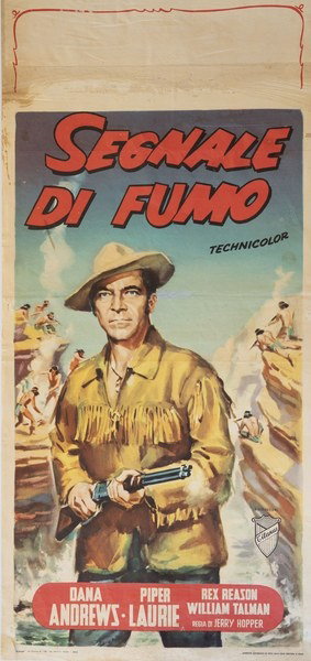 Locandina 2 per il film Segnale di fumo (1955)